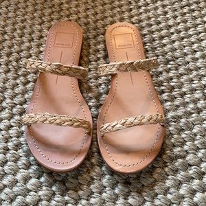 Dolce vita raffia Darla slides - 8